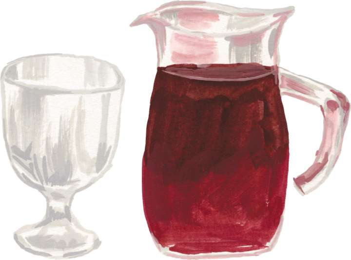 ▲ワインは格安で、ちょい飲み利用にも人気