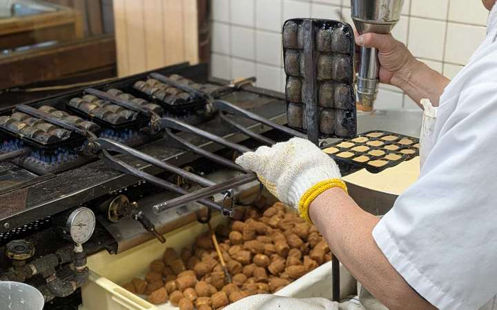 ▲ずっと見ていたくなる職人技