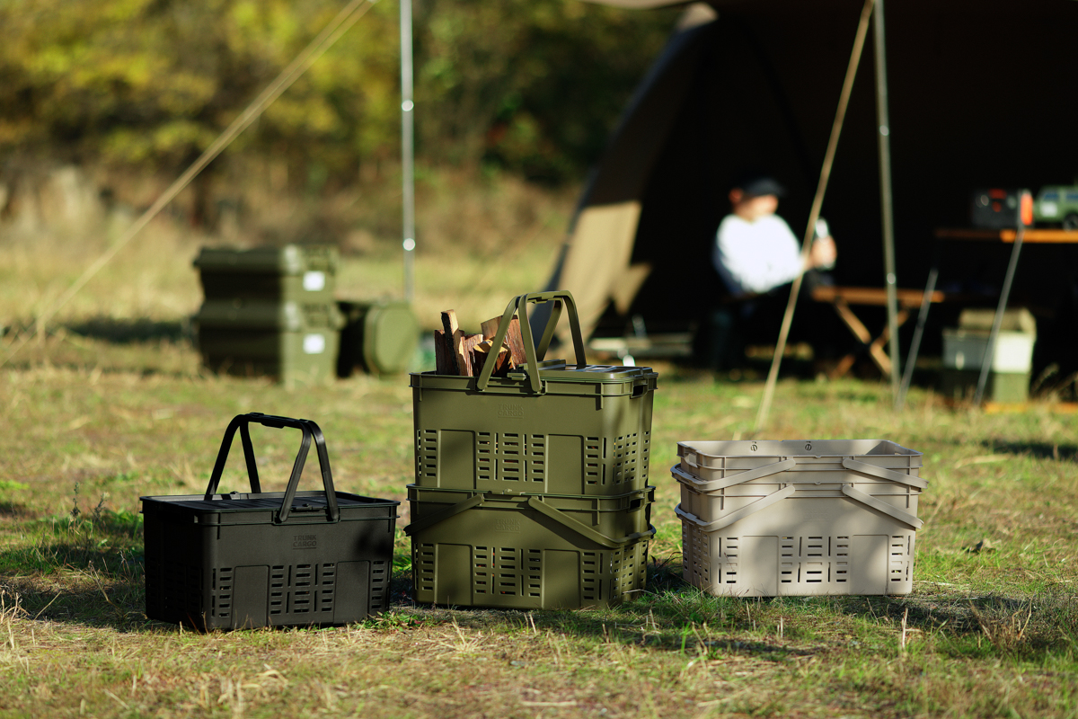 キャンプの大容量ボックス、重すぎ問題。行き着いたのは“36Lバスケット”でした