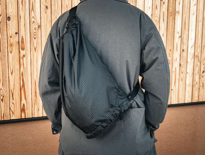 無印良品】大人でも使える黒ショルダーバッグを見つけました