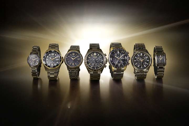 シチズン 「LIGHT in BLACK」（ライト イン ブラック）Eco-Drive 50th