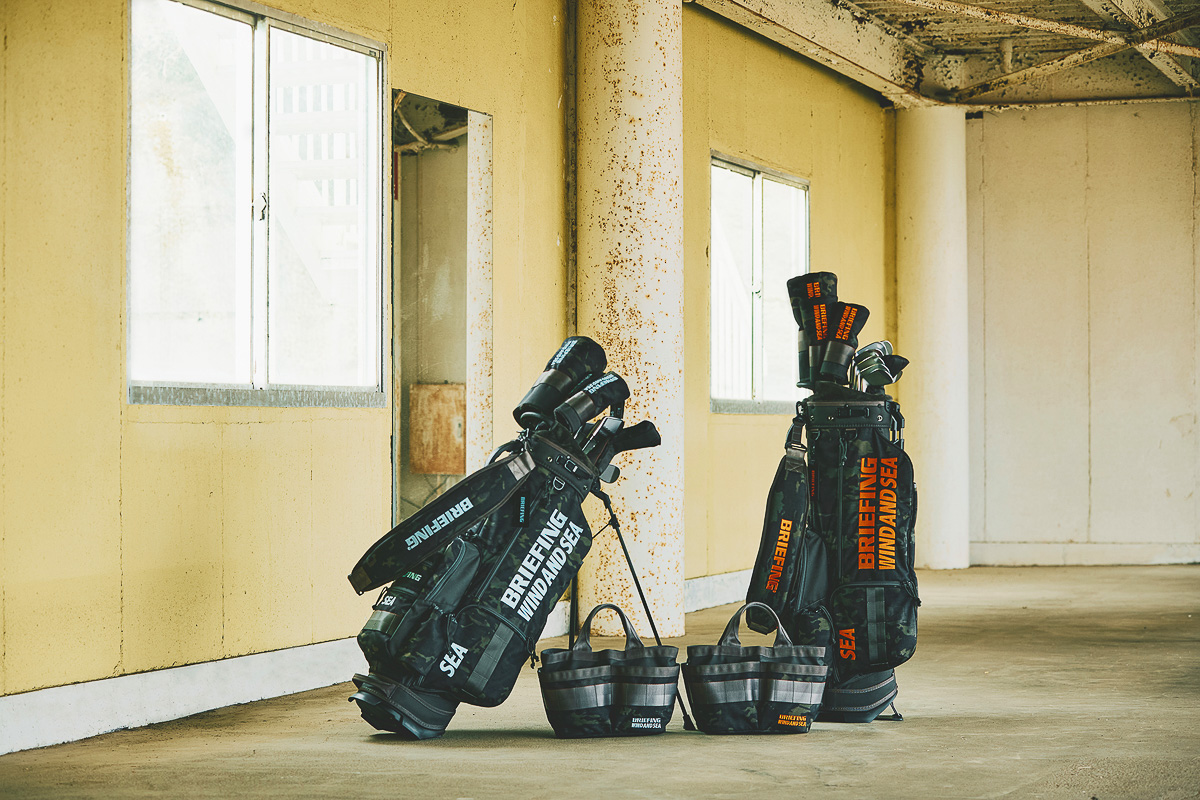 ゴルフシーンもここまでおしゃれに。BRIEFING GOLFとWIND AND SEAのコラボアイテムは“迷彩”がキーワード
