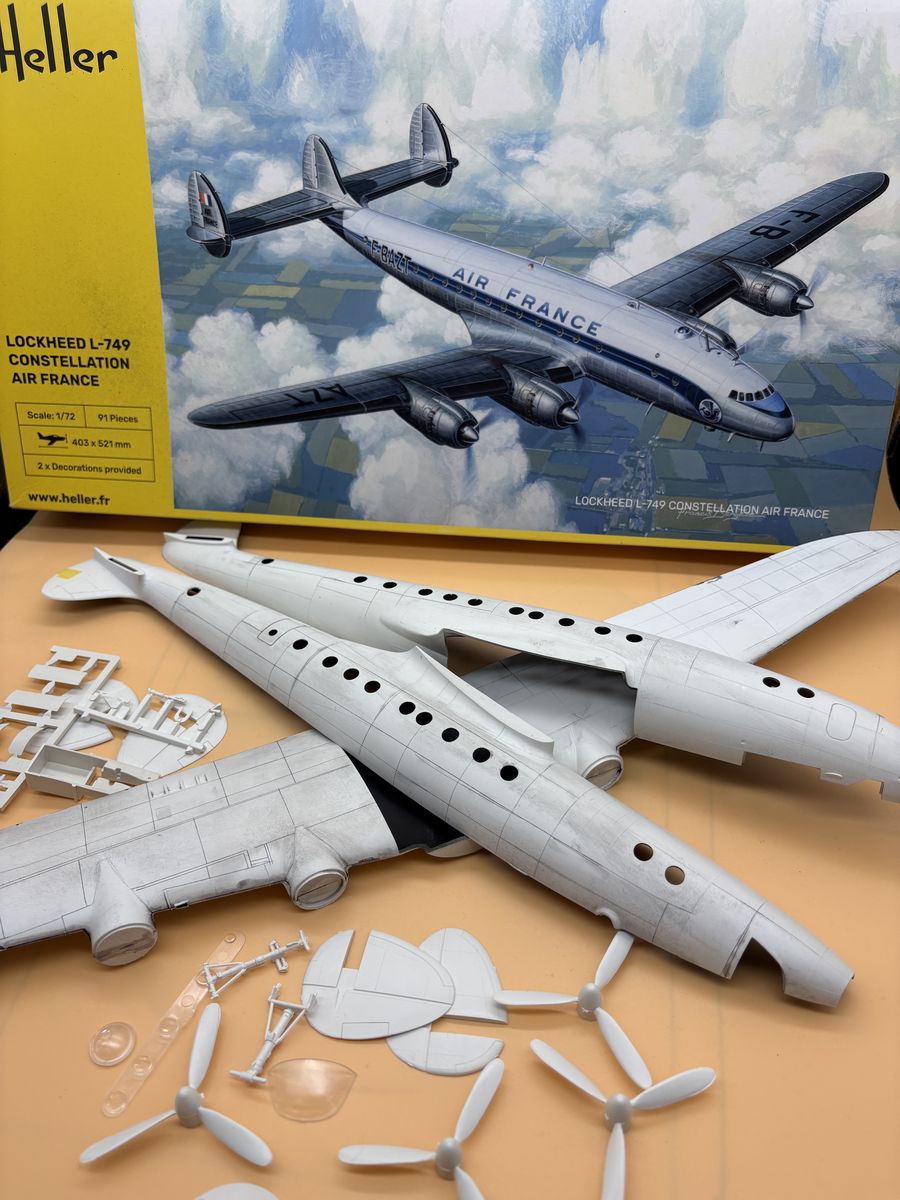 最も美しいと旅客機と呼ばれた「L-749」を製作【達人のプラモ術＜ロッキードL-749コンステレーション＞】